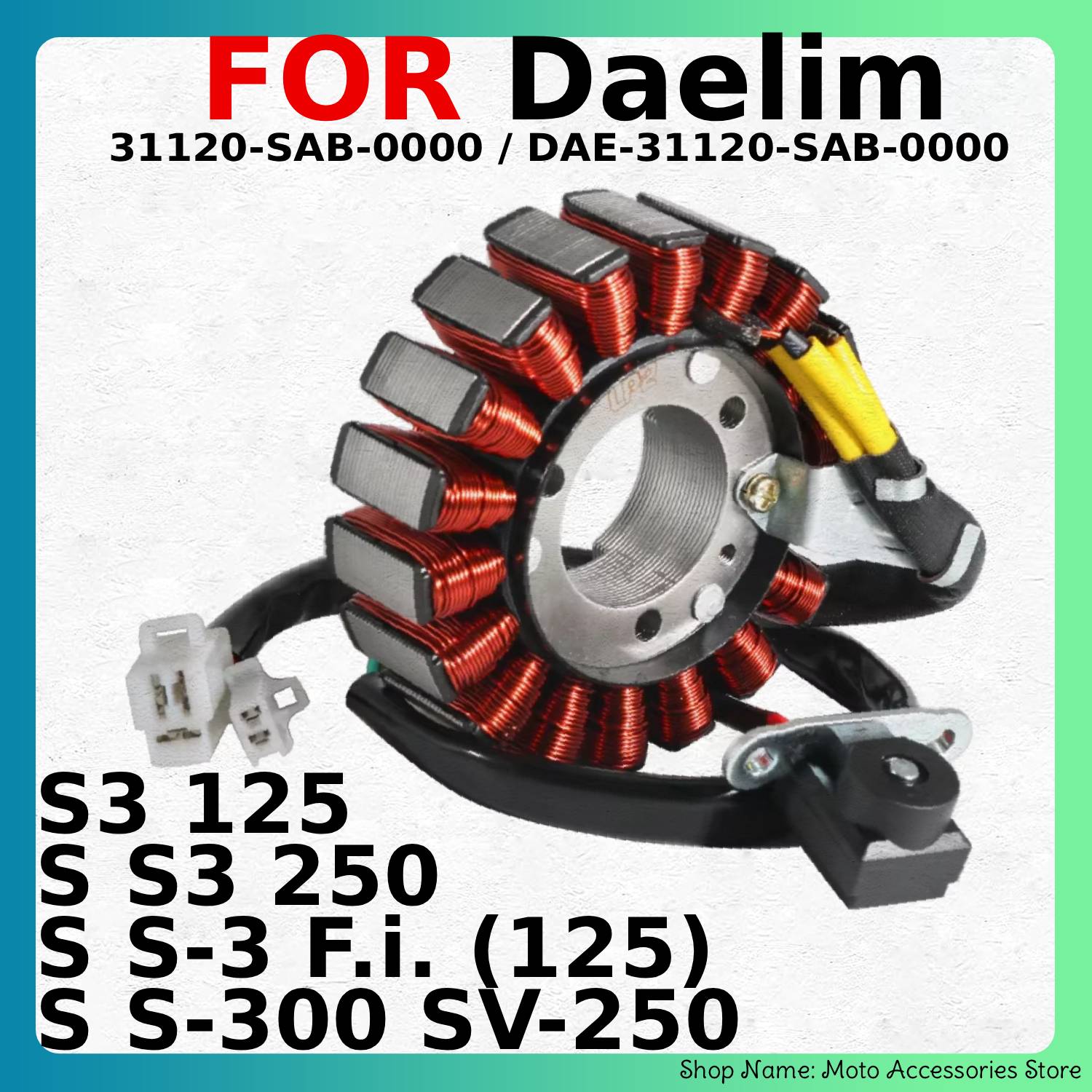 Motorcycle Stator - Bobina del estator para el generador
