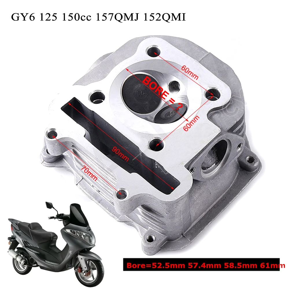 Cabezal de cilindro GY6 para m - Engine Parts Motorcycle reseña y precio