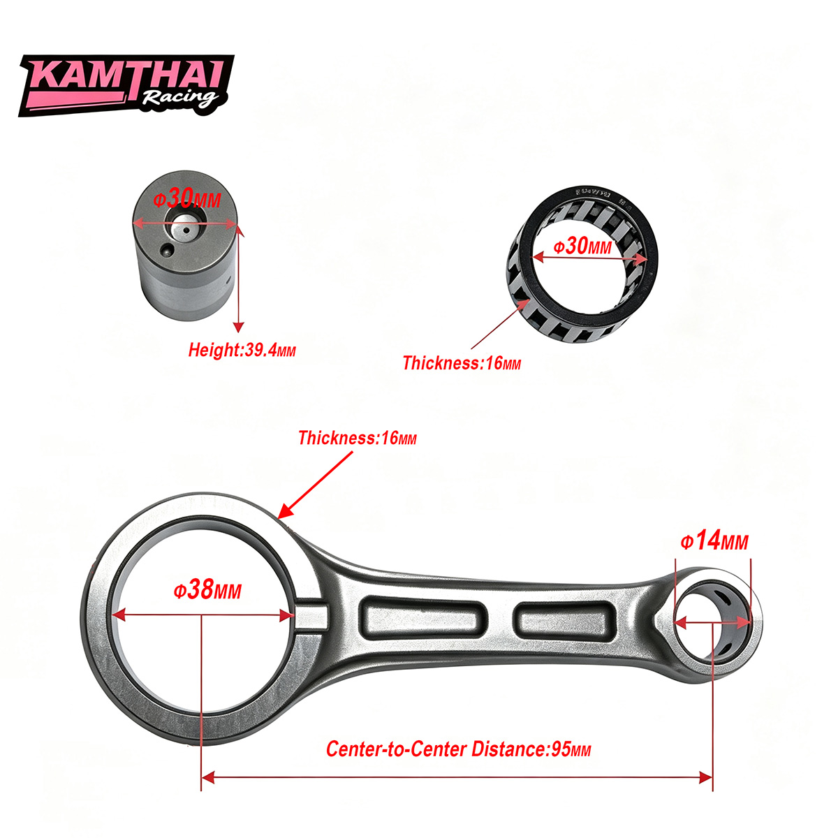 KAMTHAI: biela y cigüeñal forj - Motorcycle Crankshaft reseña y precio
